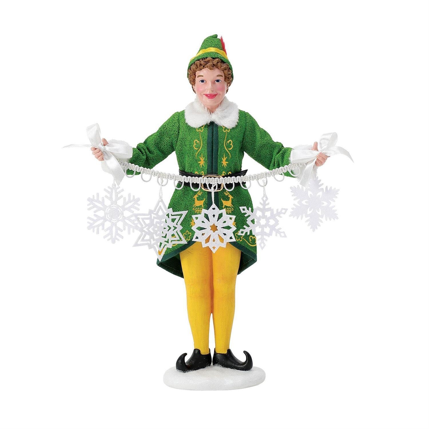 Buddy Making Snowflakes Elf By Possible Dreams *SHIPS WITHIN 14 DAYS*