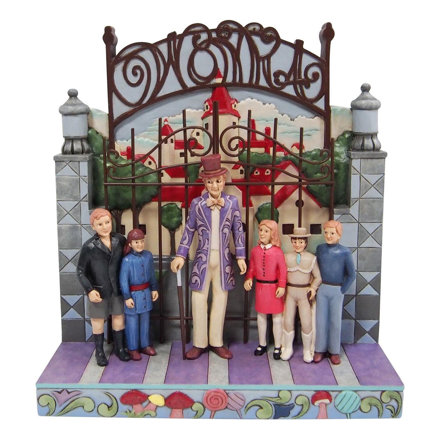 Willy Wonka With Children By Gate By Jim Shore Willy Wonka
