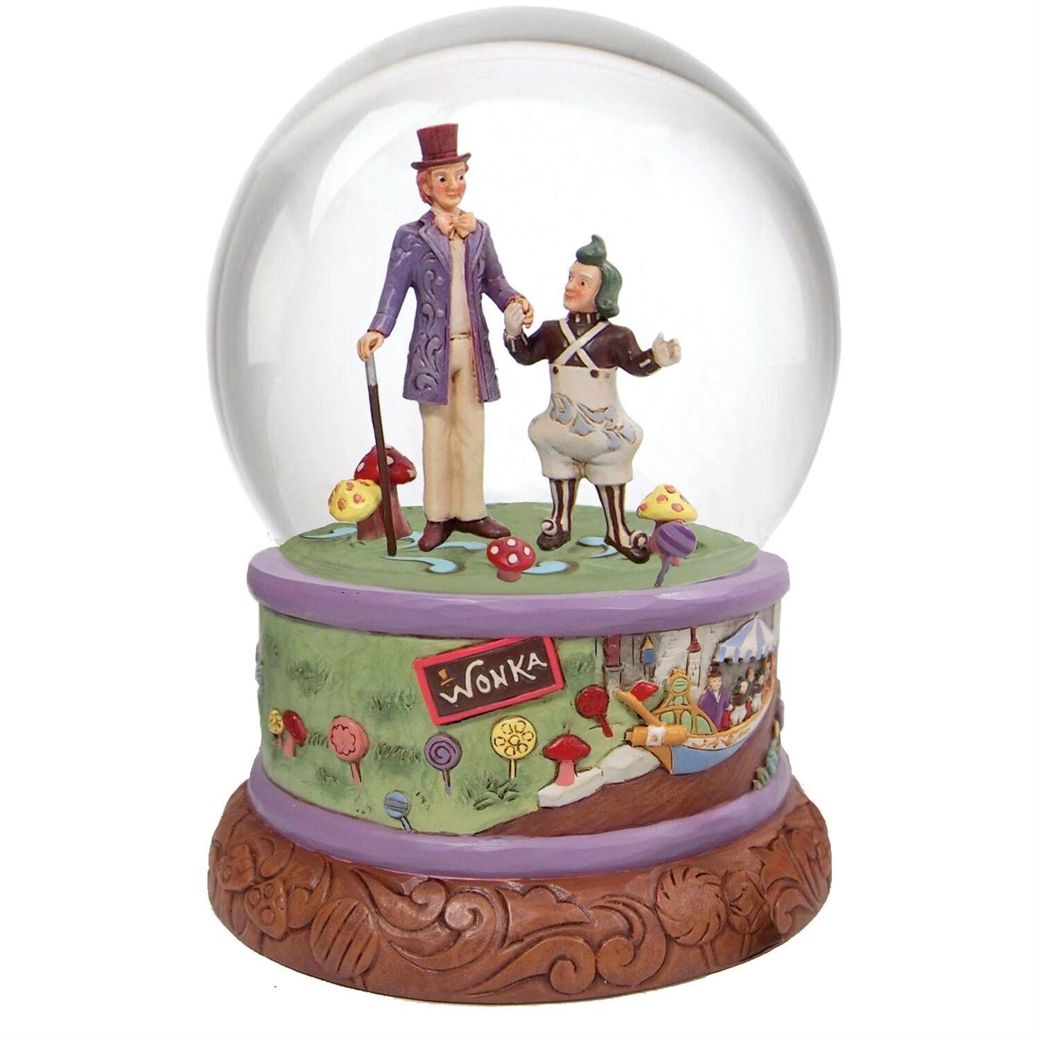 Willy Wonka Water Globe By Jim Shore Willy Wonka *SHIPS WITHIN 14 DAYS*
