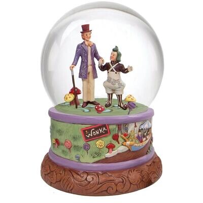 Willy Wonka Water Globe By Jim Shore Willy Wonka *SHIPS WITHIN 14 DAYS*