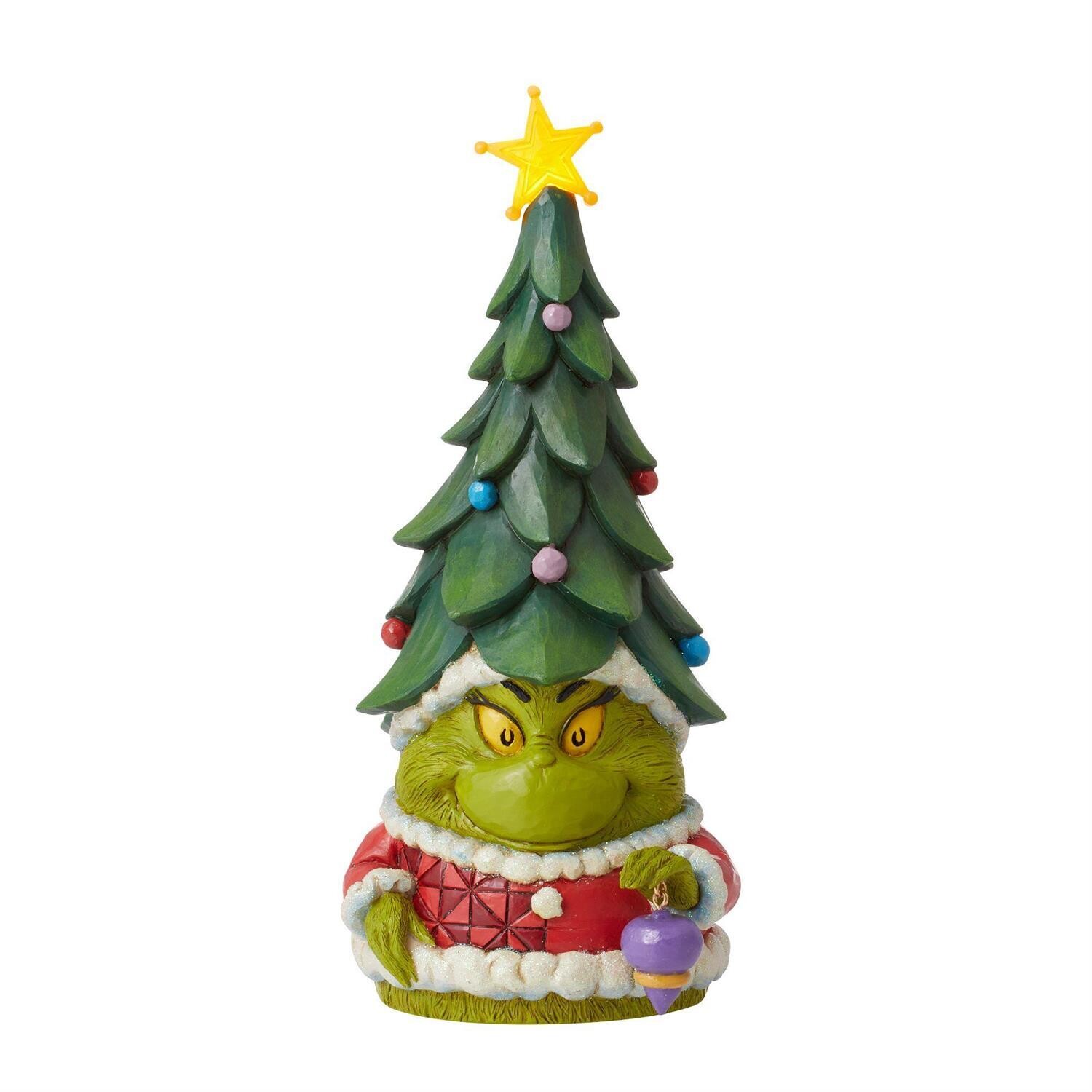Grinch Gnome with Tree Hat By Jim Shore The Grinch