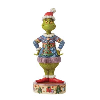 Grinch Wearing Ugly Sweater By Jim Shore The Grinch *SHIPS WITHIN 14 DAYS*