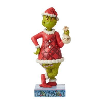 Grinch with Bag of Coal By Jim Shore The Grinch *SHIPS WITHIN 14 DAYS*