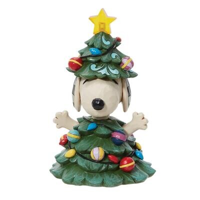 Snoopy As Christmas Tree By Jim Shore Peanuts *SHIPS WITHIN 14 DAYS*