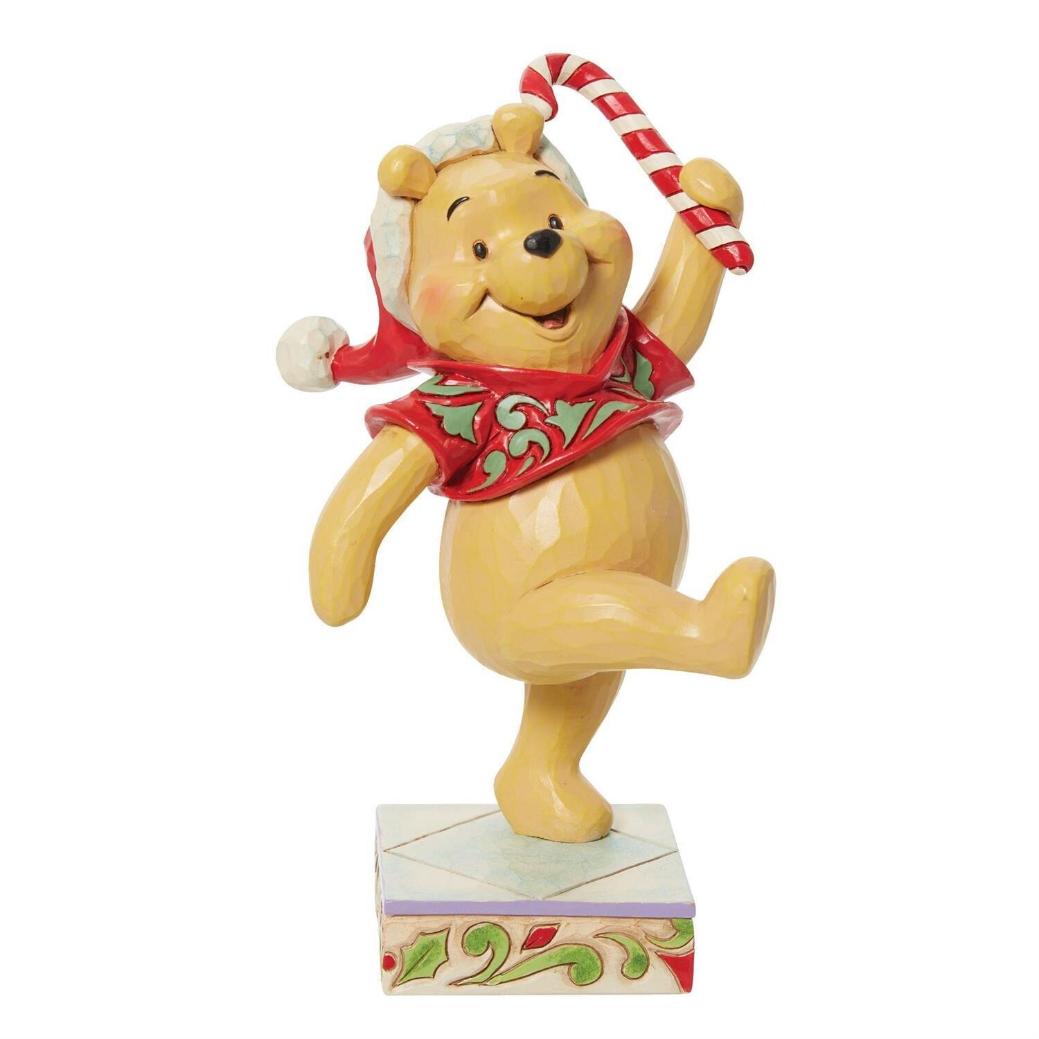 Winnie The Pooh Christmas Personality Pose By Jim Shore