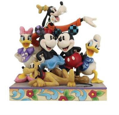 Pals Forever Fab 6 Mickey &amp; Friends By Jim Shore NEW 2024