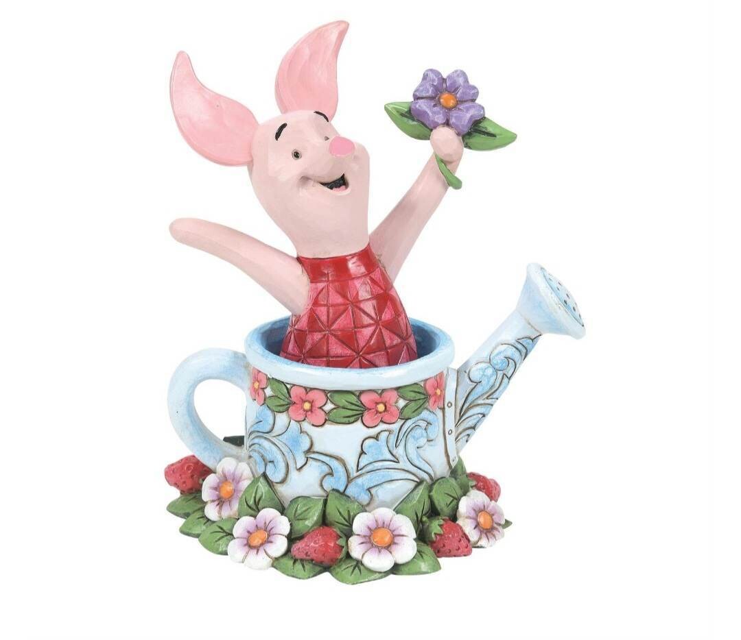 Picked For You Piglet In Watering Can By: Disney Jim Shore