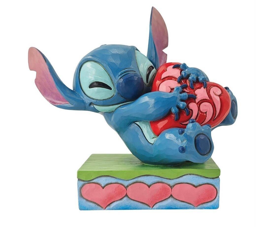 Stitch Hugging Heart By Jim Shore Disney Traditions