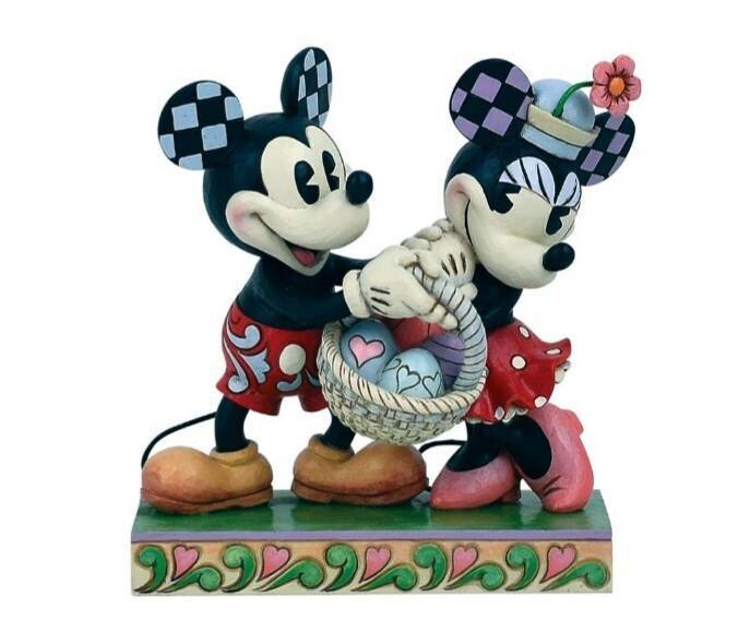 Springtime Sweethearts Mickey &amp; Minnie Easter By Jim Shore