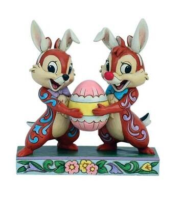 Mischievous Bunnies Chip &#39;n Dale Easter By: Disney Jim Shore