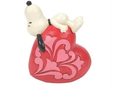 Snoopy Laying On Heart By: Jim Shore Peanuts