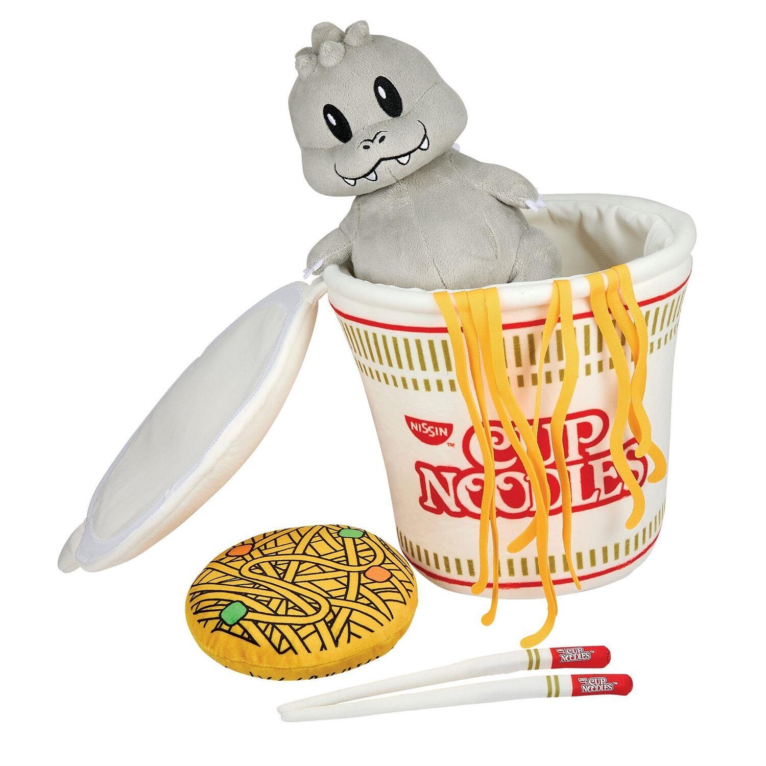 Nissin Godzilla In Cup Noodle Plush By: KidRobot *SHIPS WITHIN 15 DAYS*