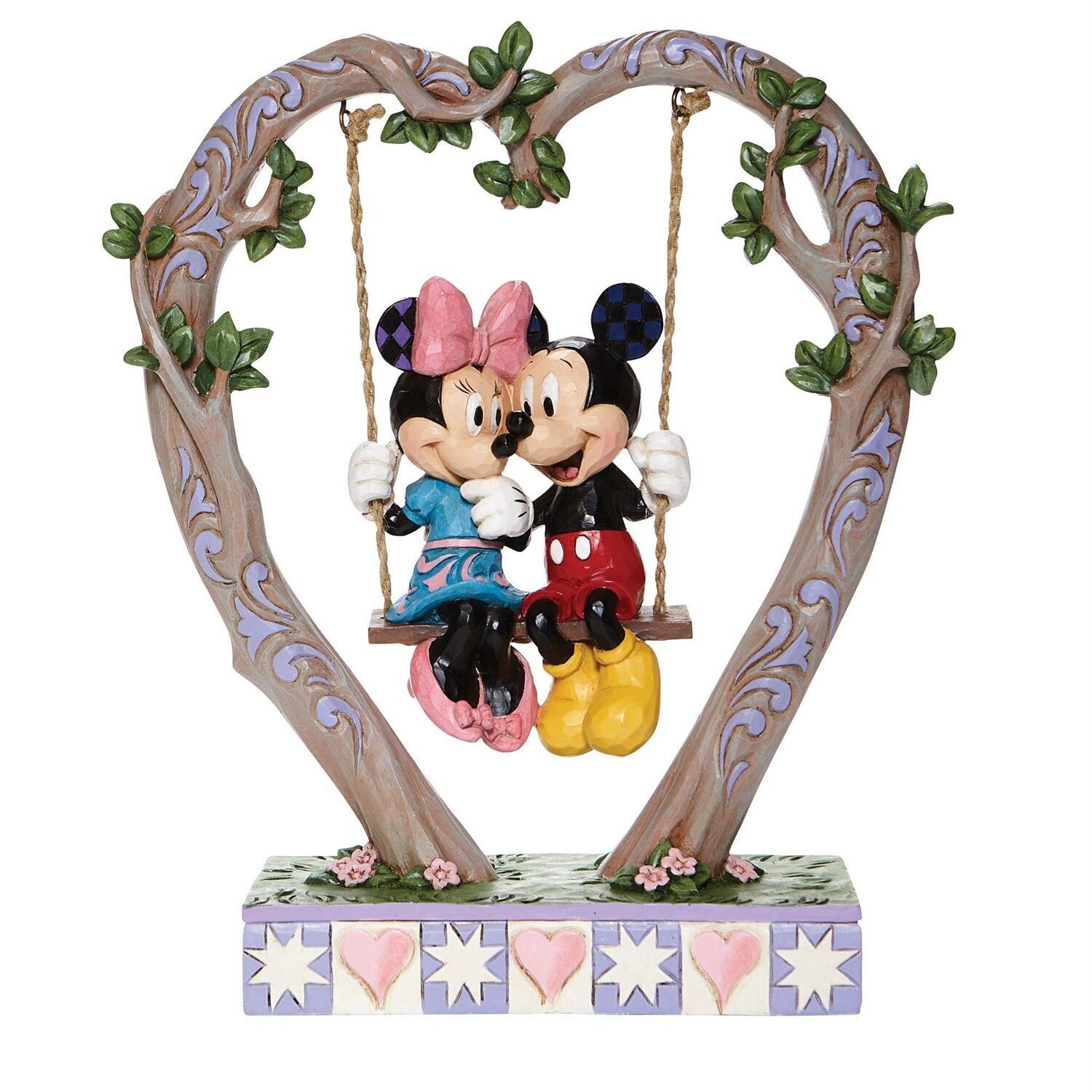Minnie &amp; Mickey On Swing By Disney Jim Shore *SHIPS WITHIN 10 DAYS*