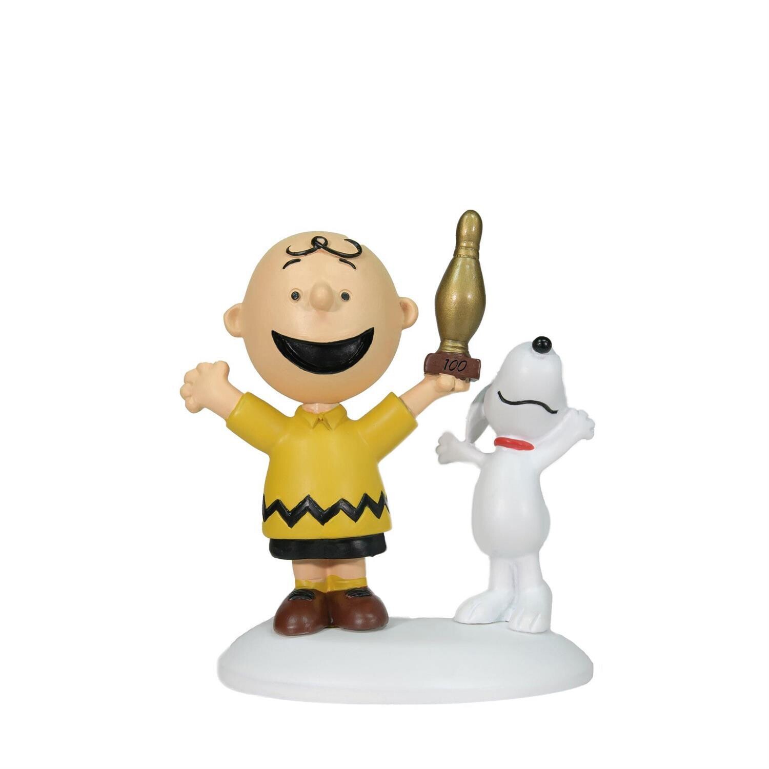 Charlie Brown Breaks 100 By: Peanuts Village Dept 56