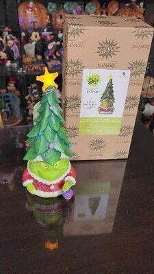 Grinch Gnome with Tree Hat By Jim Shore The Grinch