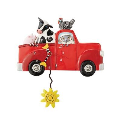 Farm Truck Wall Clock By Allen Designs *SHIPS WITHIN 14 DAYS*