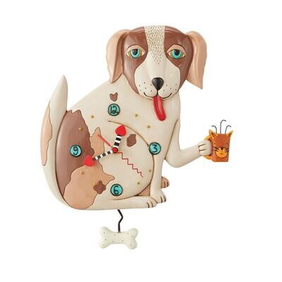 No Bones (Dog) Clock By Allen Designs