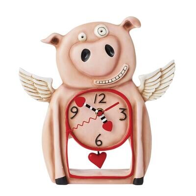 Piggy Wings Desk Clock By: Allen Designs *SHIPS WITHIN 14 DAYS*