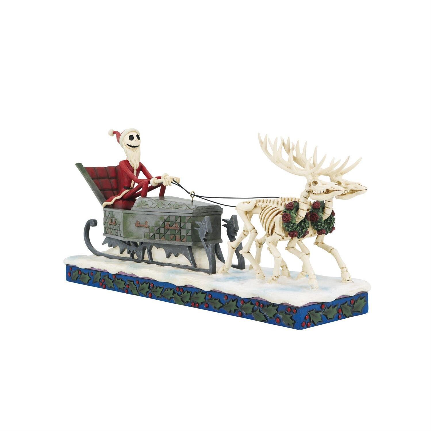 Dash Away Jack Skeleton Sleigh By: Disney Jim Shore NEW 2024