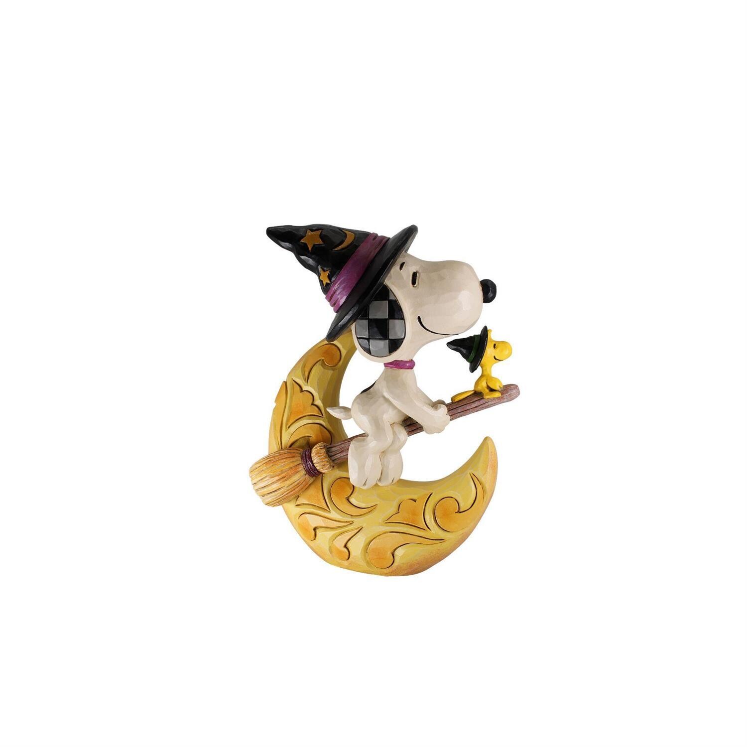 Midnight Ride Witch Snoopy &amp; Woodstock By: Peanuts Jim Shore  NEW 2024