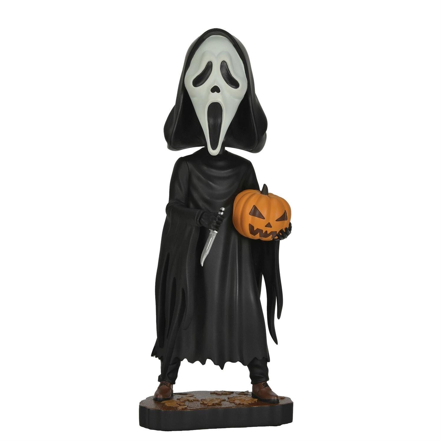 Head Knocker Ghost Face With Pumpkin By: Neca *SHIPS WITHIN 14 DAYS*