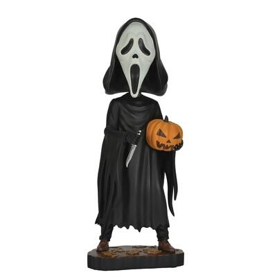 Head Knocker Ghost Face With Pumpkin By: Neca *SHIPS WITHIN 14 DAYS*