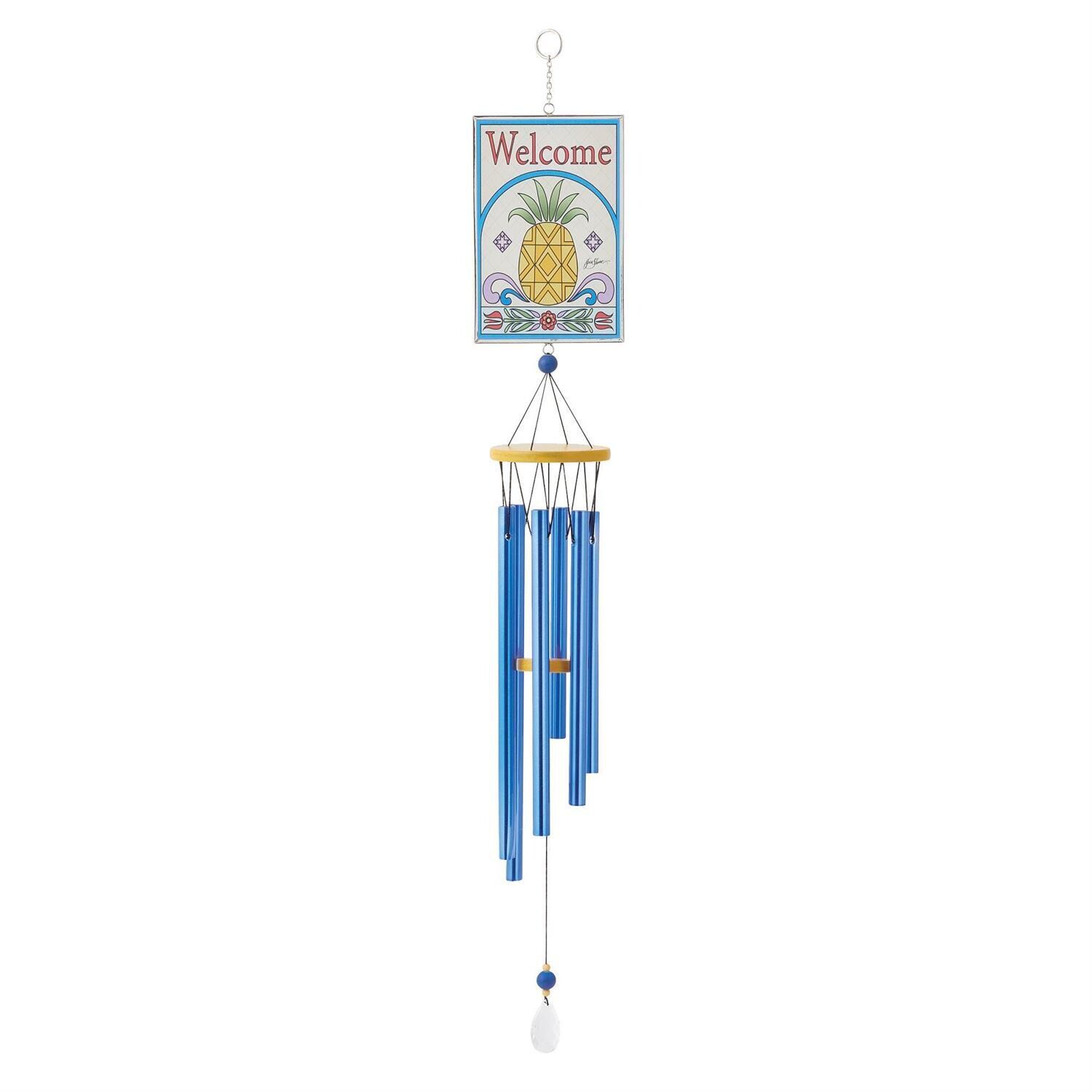 Welcome Pineapple Windchime By: Heartwood Creek Jim Shore  *SHIPS WITHIN 15 DAYS* NEW 2024