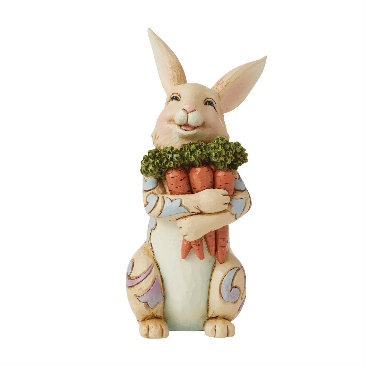 Simply Ear-Resistible Bunny with Carrots Pint By Jim Shore