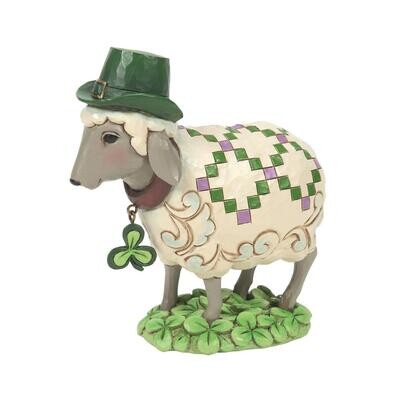 Irish Woolie Sheep In Clover Patch By: Heartwood Creek Jim Shore