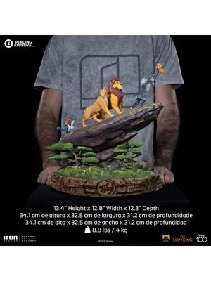 The Lion King Pride Rock Deluxe - Disney 100TH 1/10 Scale Statue By: Iron Studios *Ships within 15 days*