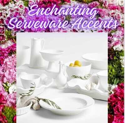 Enchanting Serve Ware Accents