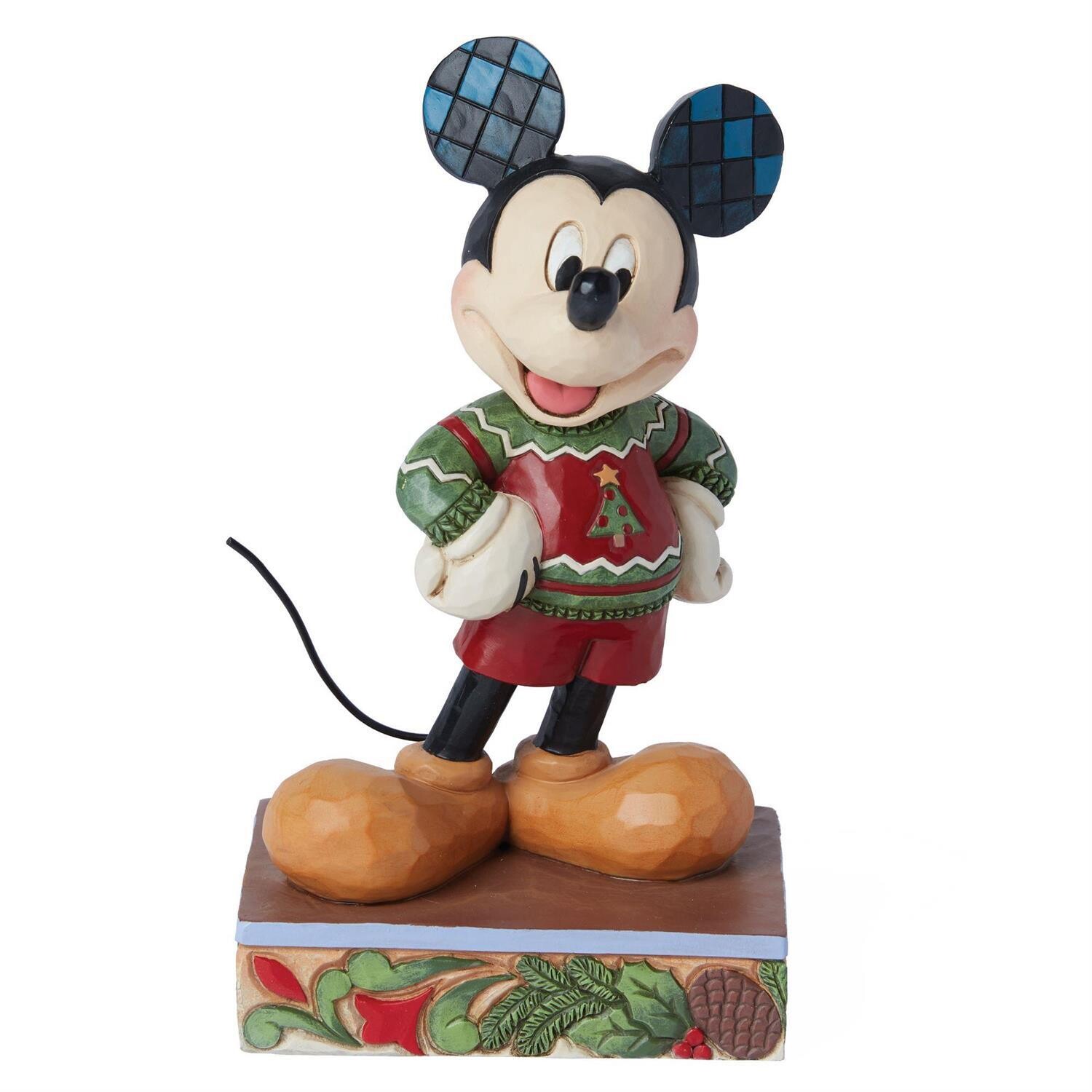 All Decked Out Mickey Christmas Sweater By: Disney Jim Shore NEW 2024
