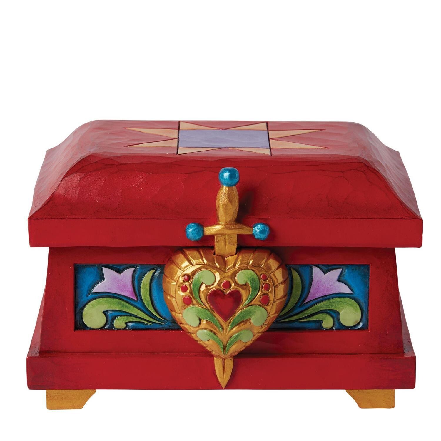 Who Is The Faireat One Of All The Queen&#39;s Trinket Box By: Disney Jim Shore NEW 2024