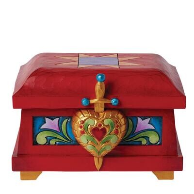 Who Is The Faireat One Of All The Queen&#39;s Trinket Box By: Disney Jim Shore NEW 2024
