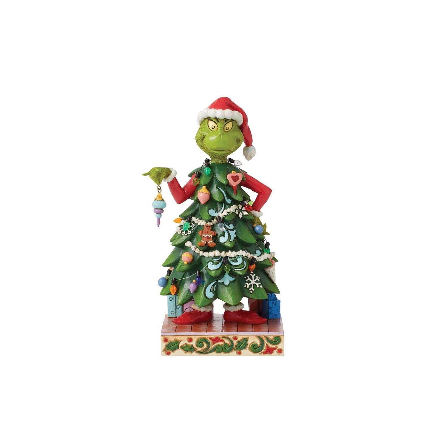 Grinch Dressed As a Tree Fig By: The Grinch Jim Shore NEW 2024