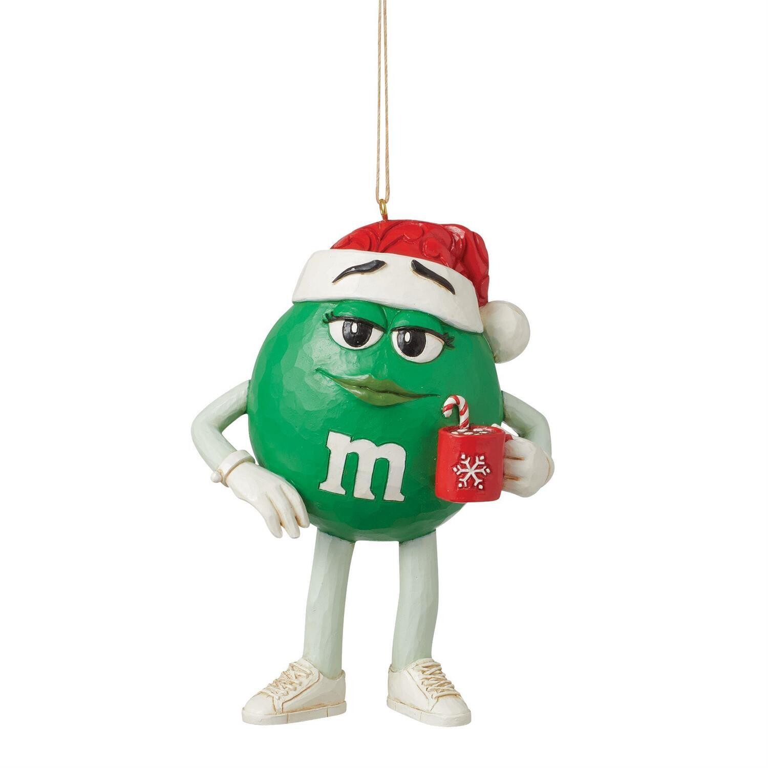 M&amp;M&#39;S Green Ornament By: Jim Shore M&amp;M&#39;s *SHIPS WITHIN 15 DAYS* NEW 2024