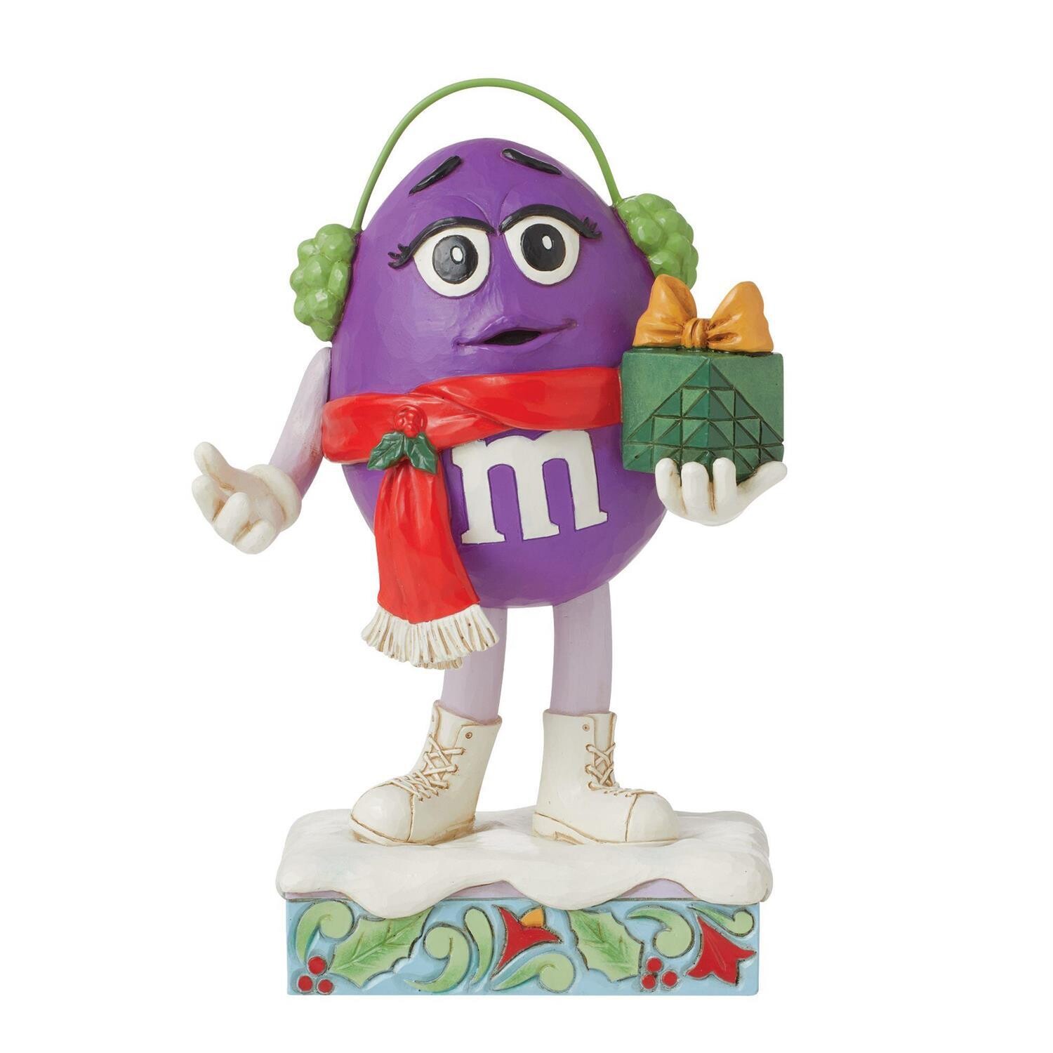 M&amp;M&#39;S Purple With Gift By: Jim Shore M&amp;M&#39;s *SHIPS WITHIN 15 DAYS* NEW 2024
