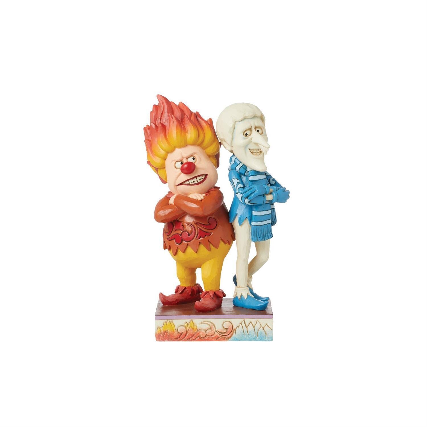PRE-ORDER Polar Opposites Heat &amp; Snow Miser By: Jim Shore The Year Without Santa *SHIPS 8/2025* NEW 2024