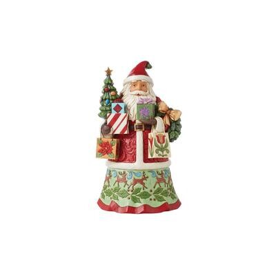 All Wrapped Up Santa with Gift Bags By: Heartwood Creek Jim Shore NEW 2024