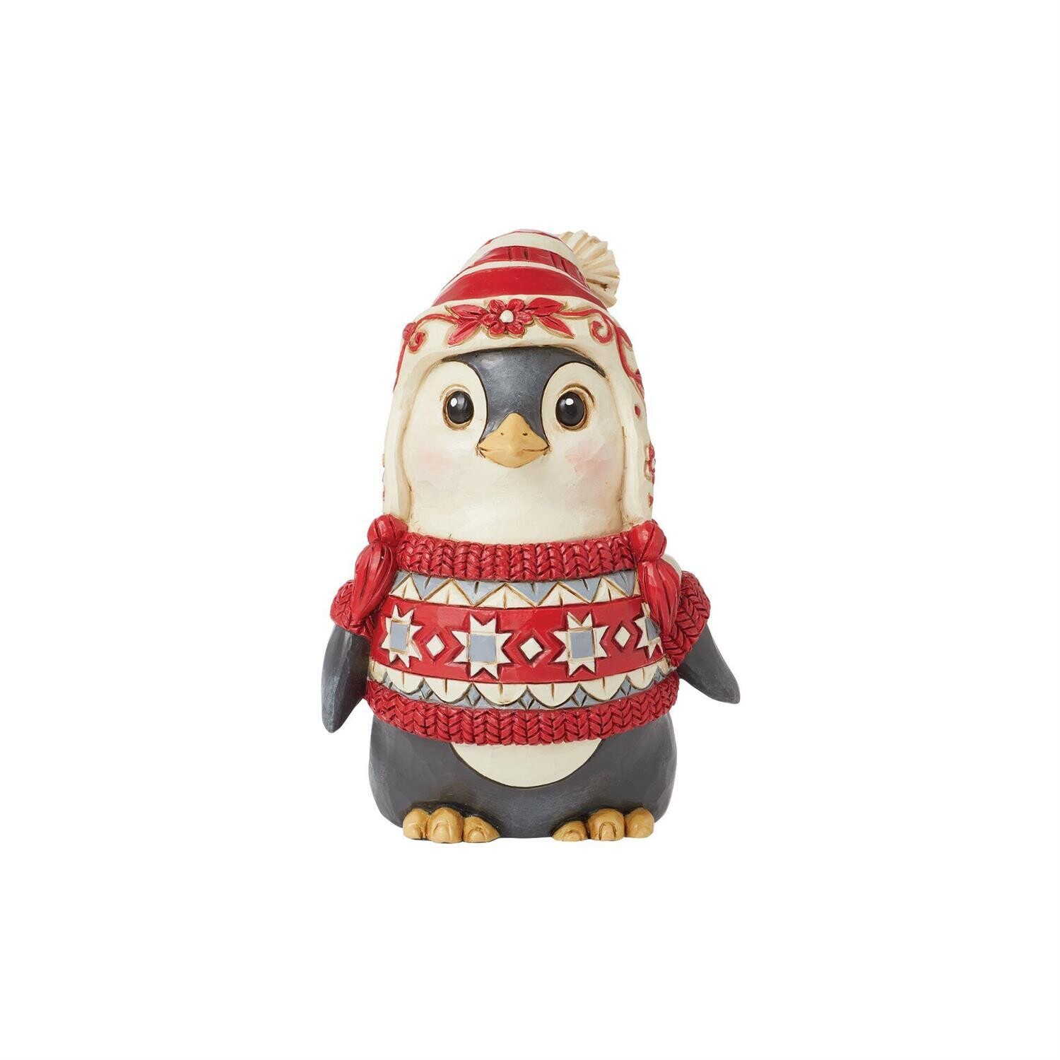 Nordic Noel Penguin in Sweater By: Heartwood Creek Jim Shore *SHIPS WITHIN 15 DAYS* NEW 2024