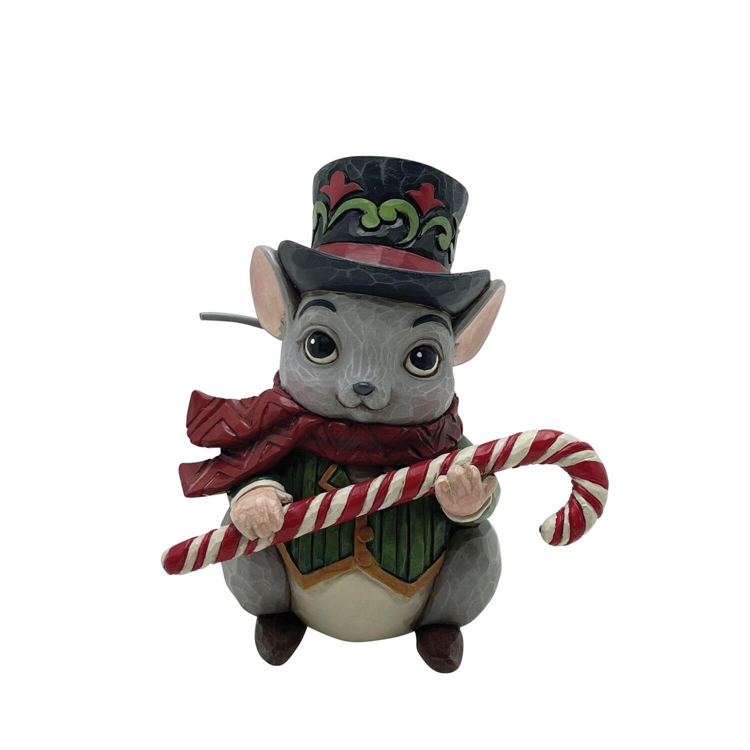 Mini Christmas Mouse By: Heartwood Creek Jim Shore *SHIPS WITHIN 15 DAYS* NEW 2024