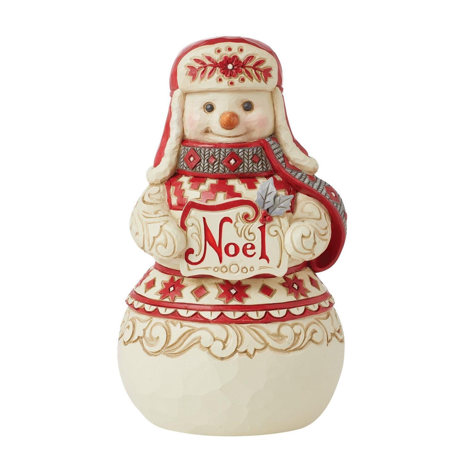 Nordic Noel Snowman Noel By: Jim Shore *SHIPS WITHIN 15 DAYS* NEW 2024