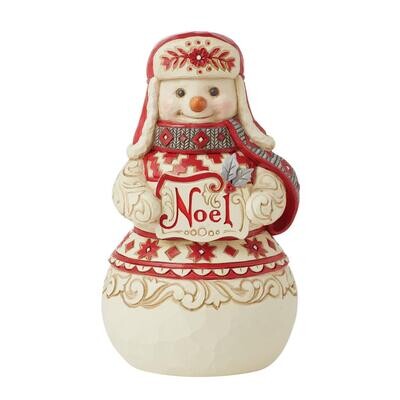Nordic Noel Snowman Noel By: Jim Shore *SHIPS WITHIN 15 DAYS* NEW 2024