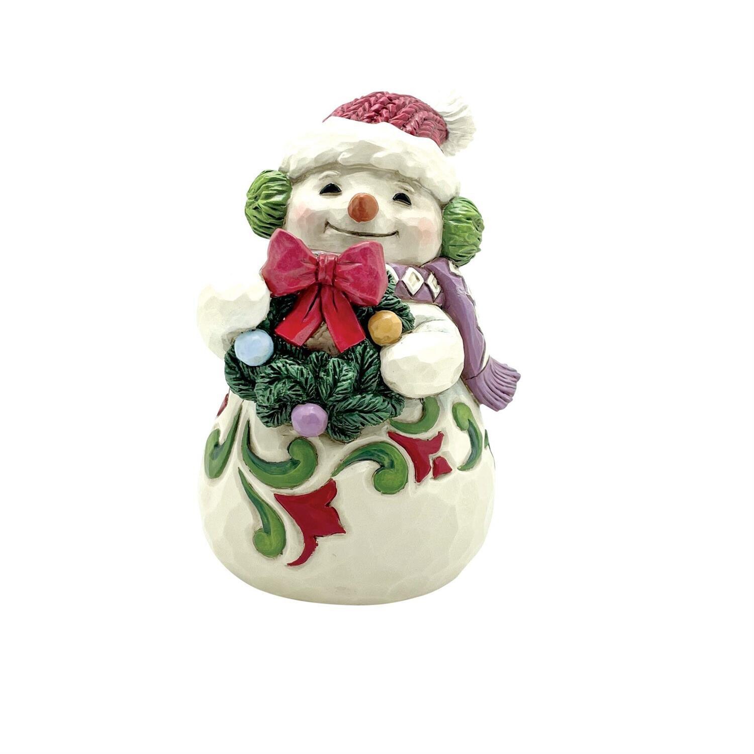 Mini Snowman Earmuffs By: Heartwood Creek Jim Shore *SHIPS WITHIN 15 DAYS* NEW 2024