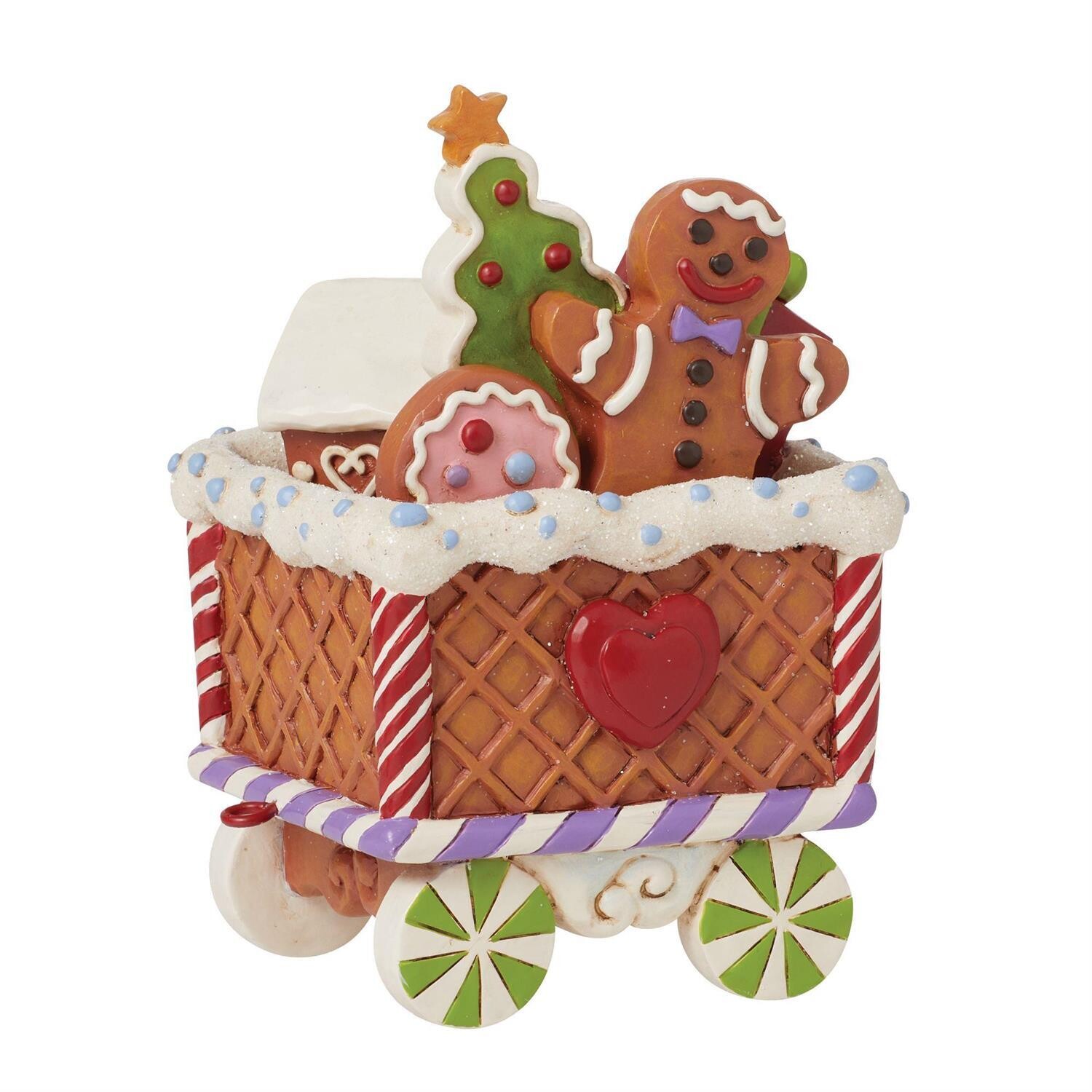 Gingerbread Christmas Railway Surprises Train Car By: Heartwood Creek Jim Shore NEW 2024 *SHIPS WITHIN 15 DAYS*