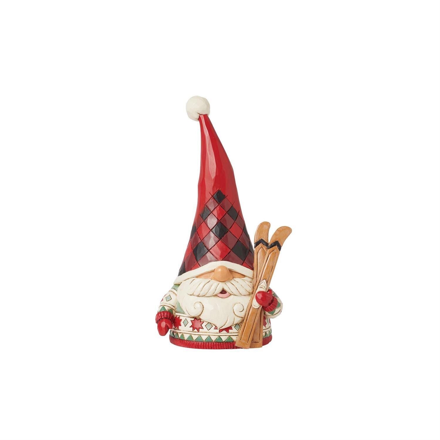 Highland Glen Tis The Ski-Son Gnome with Skis By: Jim Shore NEW 2024