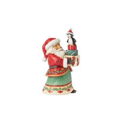 Pint Santa with Presents By: Jim Shore *SHIPS WITHIN 15 DAYS* NEW 2024