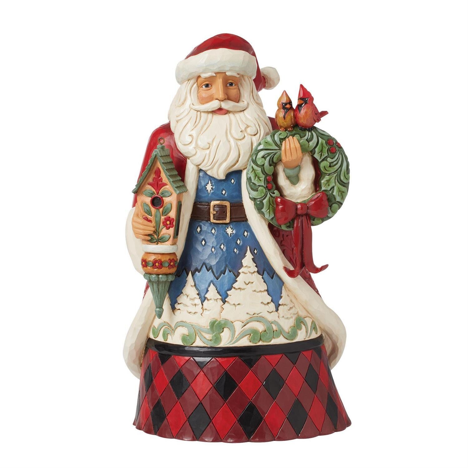Highland Glen Santa Bird By: Heartwood Creek Jim Shore *SHIPS WITHIN 15 DAYS* NEW 2024