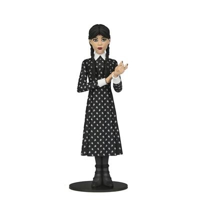 Wednesday Addams Classic Attire Toony Terrors Action Figure By: NECA