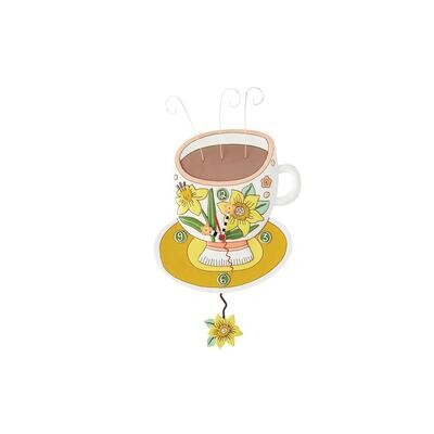 Cuppa Joy Clock By: Allen Designs  *SHIPS WITHIN 15 DAYS* NEW 2024